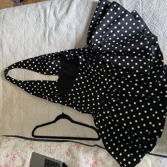 ZARA polka dot mini dress XL NWT - Picture 3 of 9
